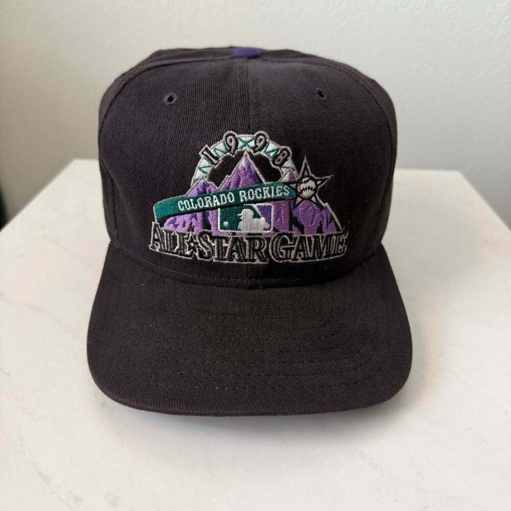 Vintage 1998 Colorado Rockies All-Star Game New Era black SnapBack hat
